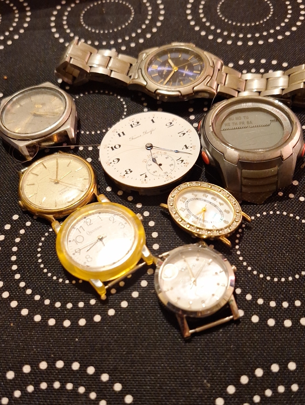 Mixed Silver and Gold Watch Faces Pack - Unbranded